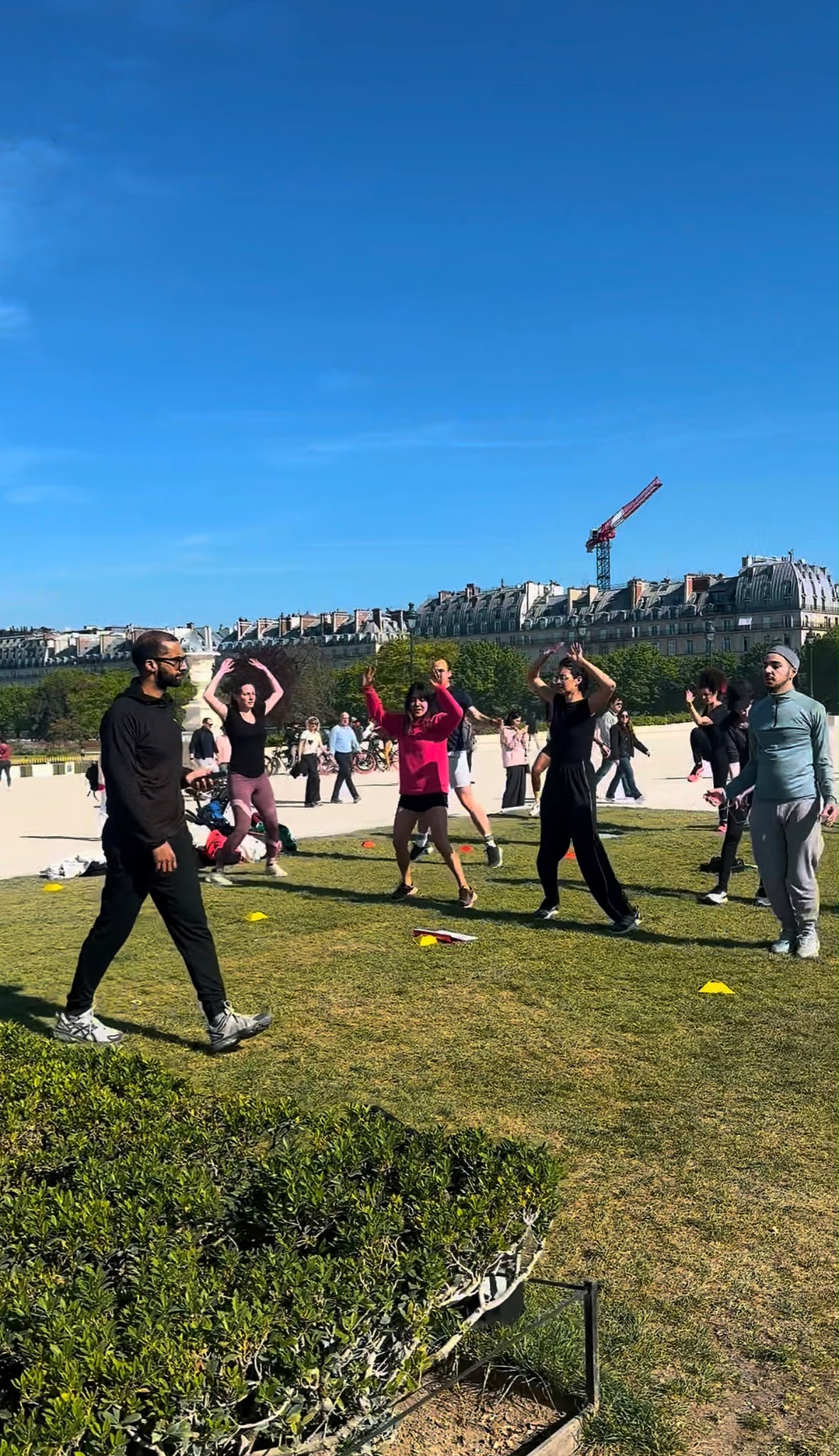 Séance de bootcamp en plein air à Paris